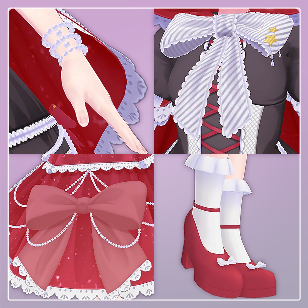 V.LIVE UNITE 第一回公演衣装 — 赤ずきん衣装