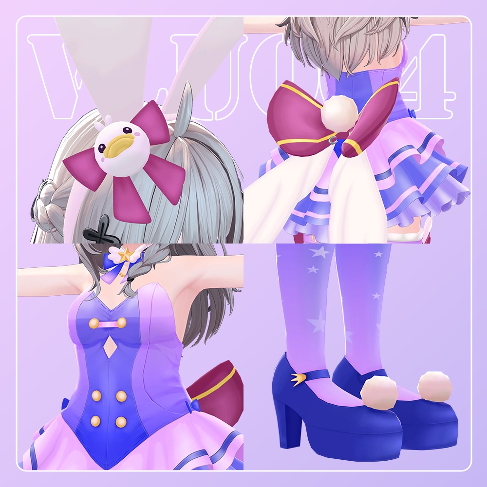 V.LIVE UNITE 第四回公演衣装 ― バニーガール衣装