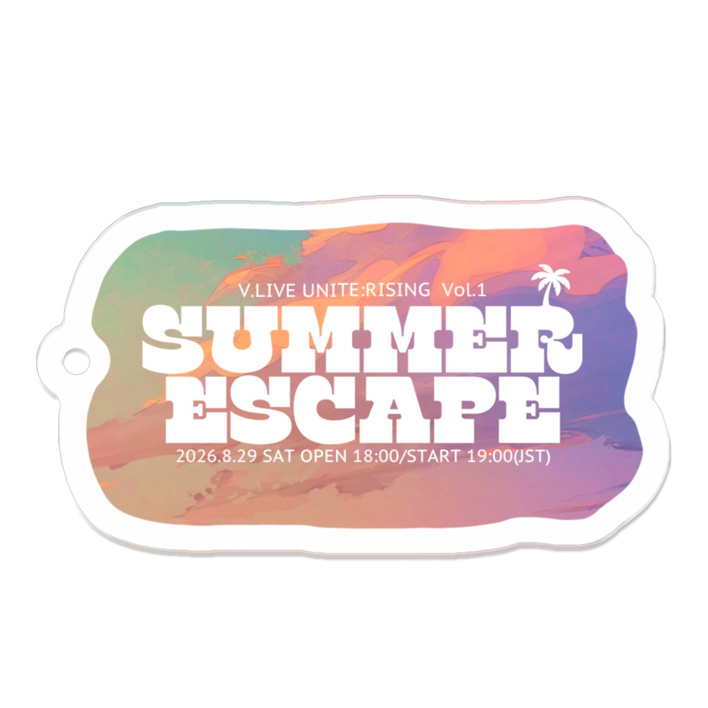 【V.​LIVE UNITE：RISING Summer Escape】オリジナルキーホルダー