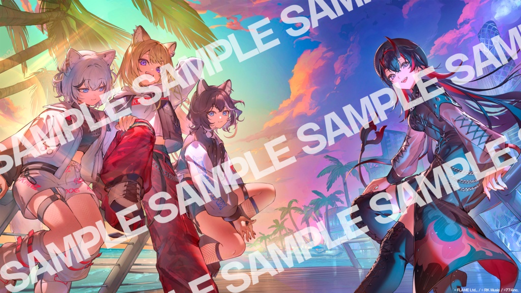 【V.​LIVE UNITE：RISING Summer Escape】オリジナル壁紙