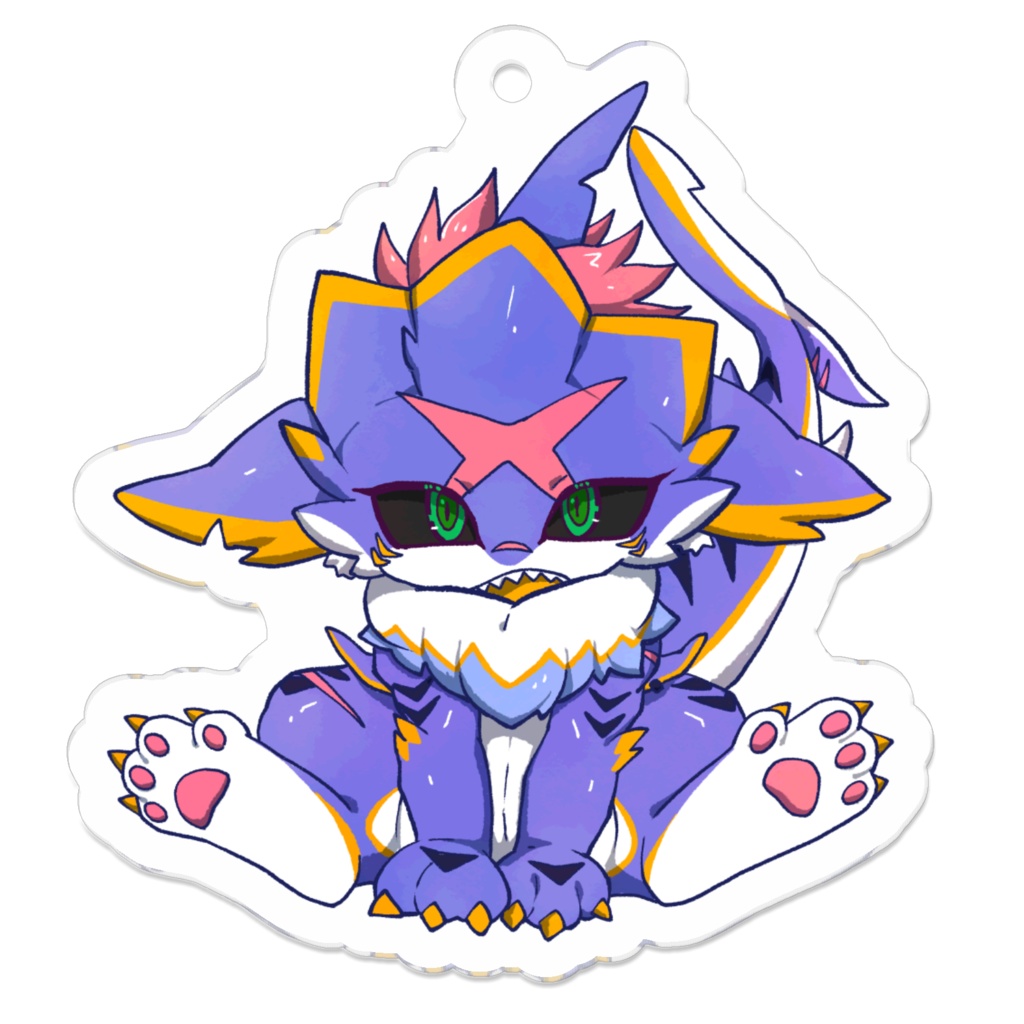 ハルサメ◆おすわりアクキー