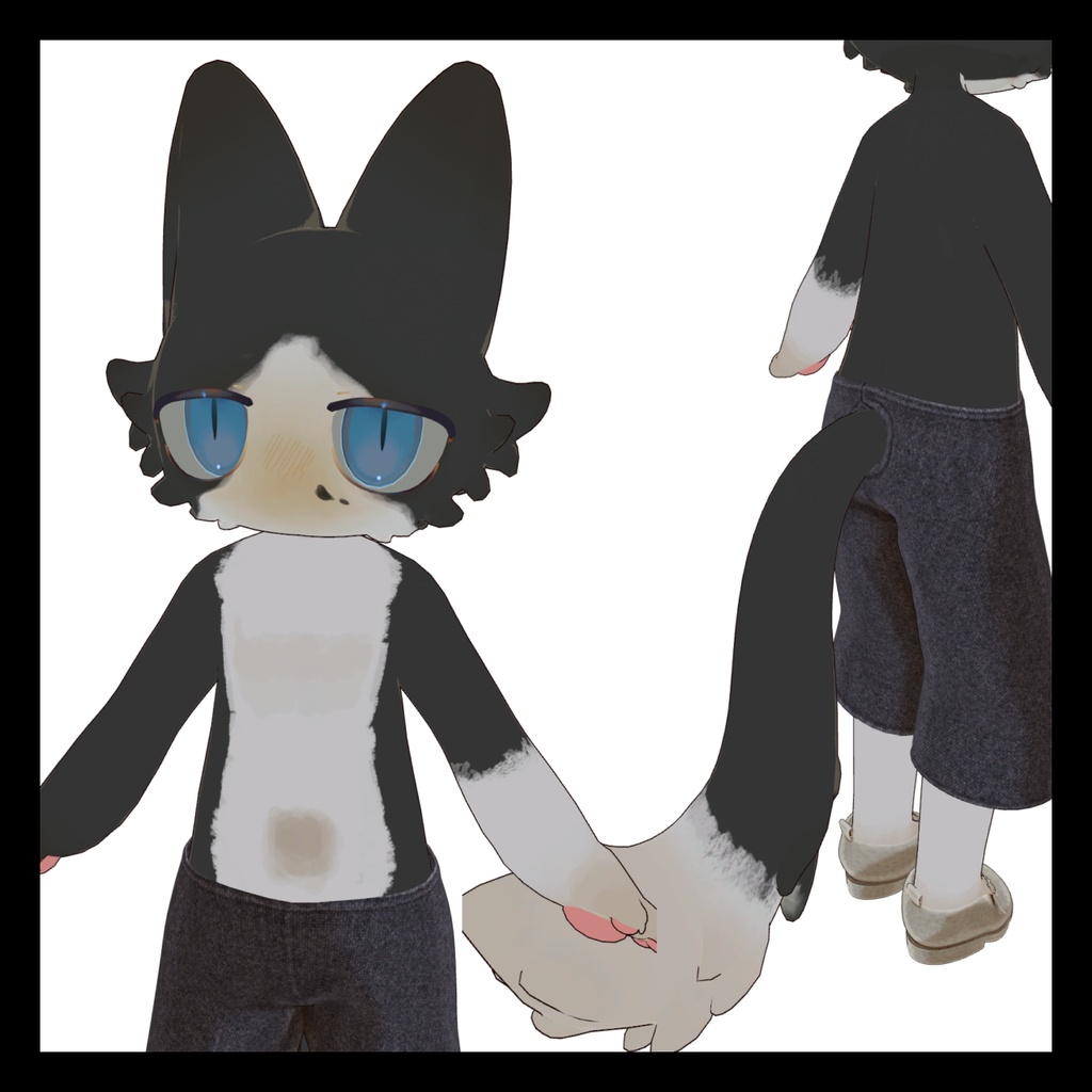 【フィニシフ専用】ハチワレメイク