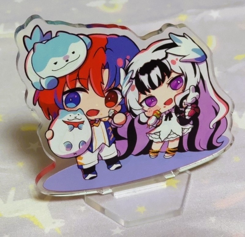 リュール私服♂水着♀&ヴェイル 両面アクスタ