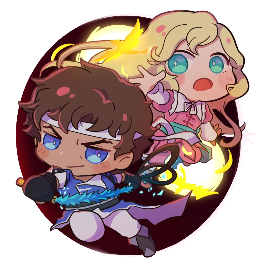 リヒター＆マリア・リヒター＆ジュスト　両面アクスタ