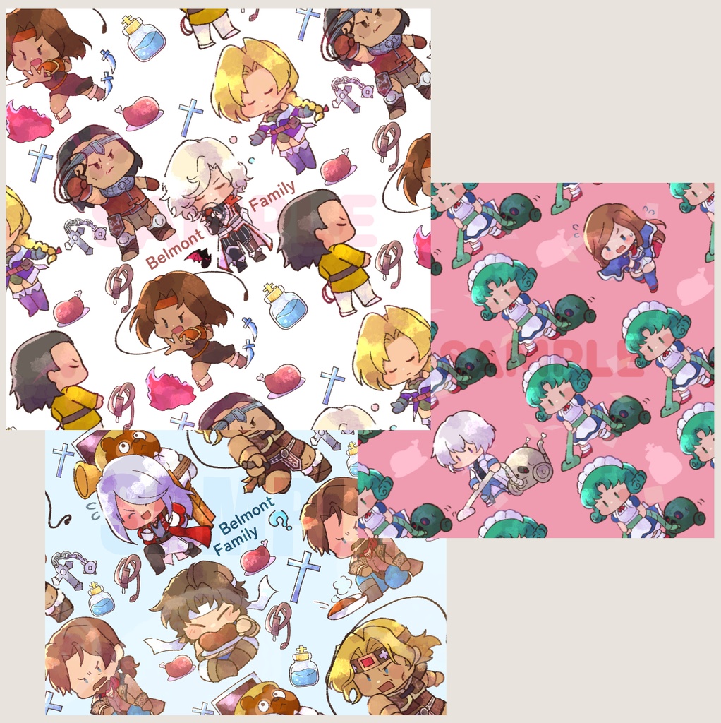 ベルモンドファミリー・プロセルピナ　メガネふき