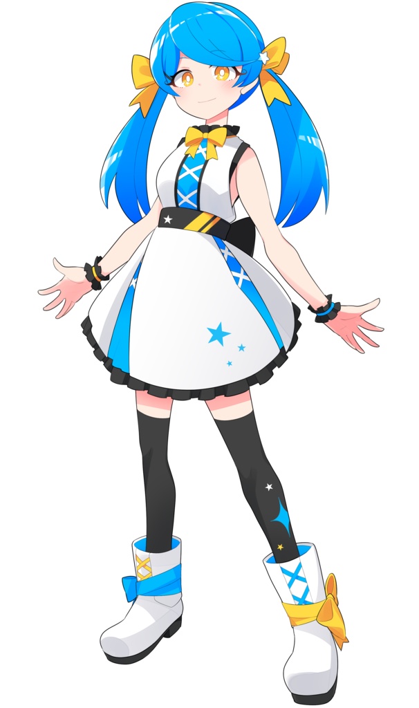 2DR・FaceRig対応サンプル:Vtuber体験モデル「ついんてちゃん」