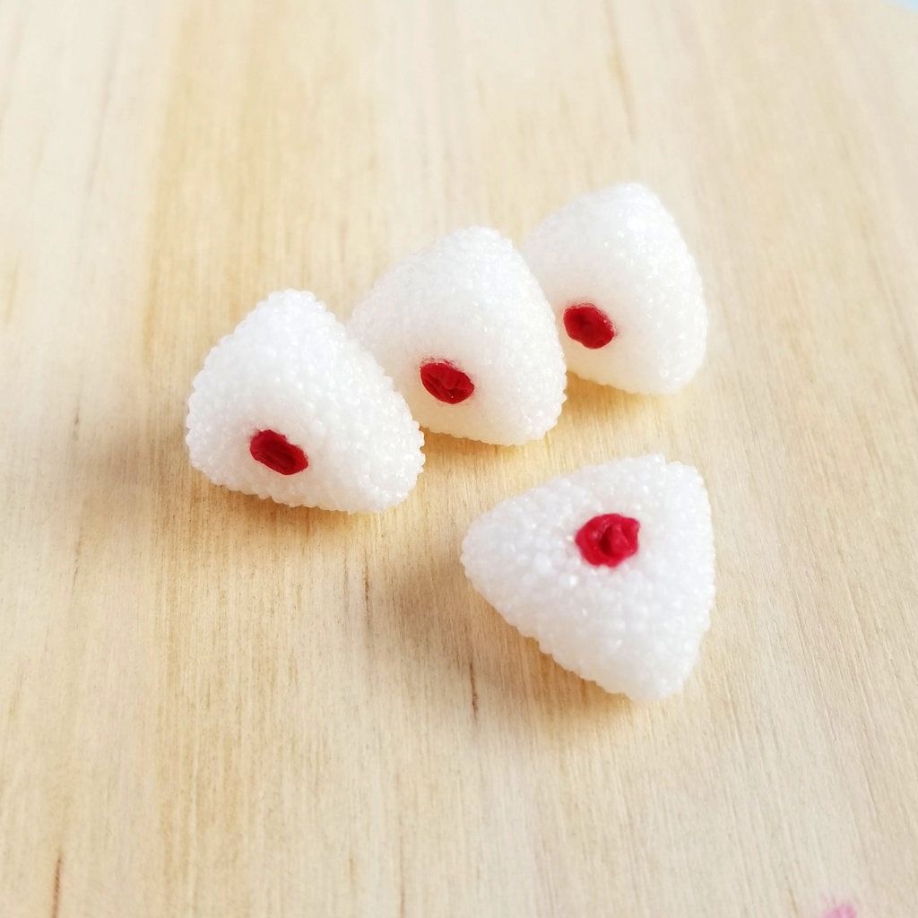 おにぎり 片耳ピアス/イヤリング