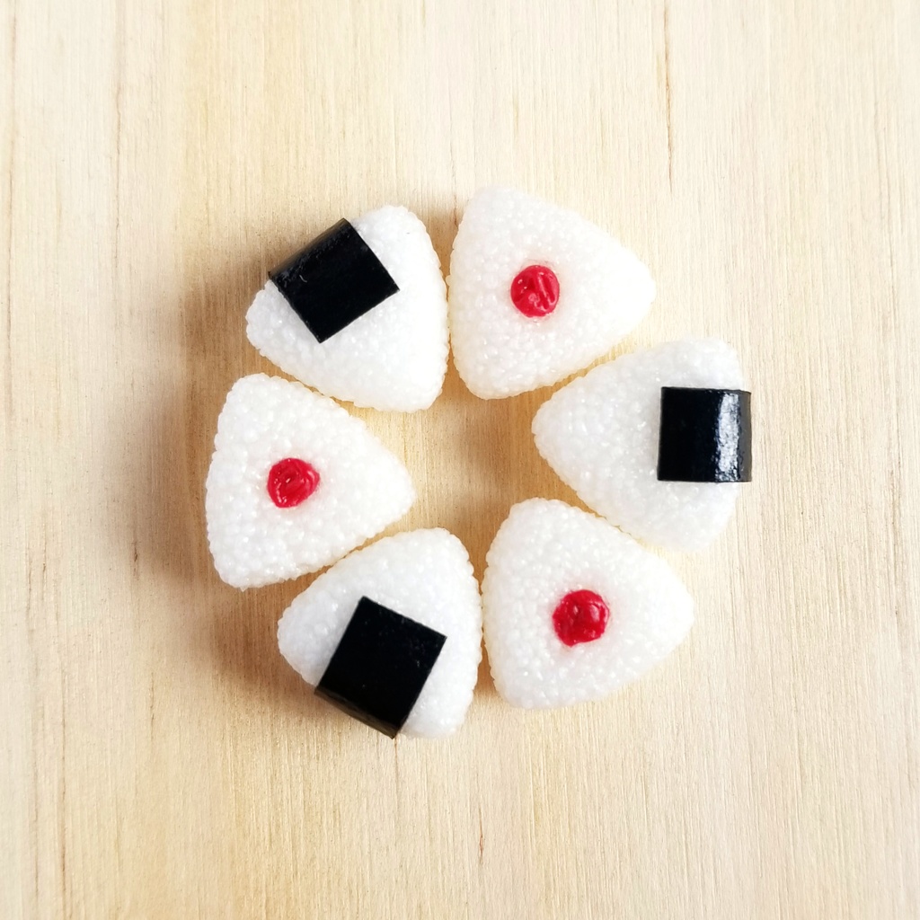 おにぎり 片耳ピアス/イヤリング