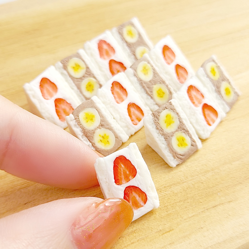 ミニチュア フルーツサンド
