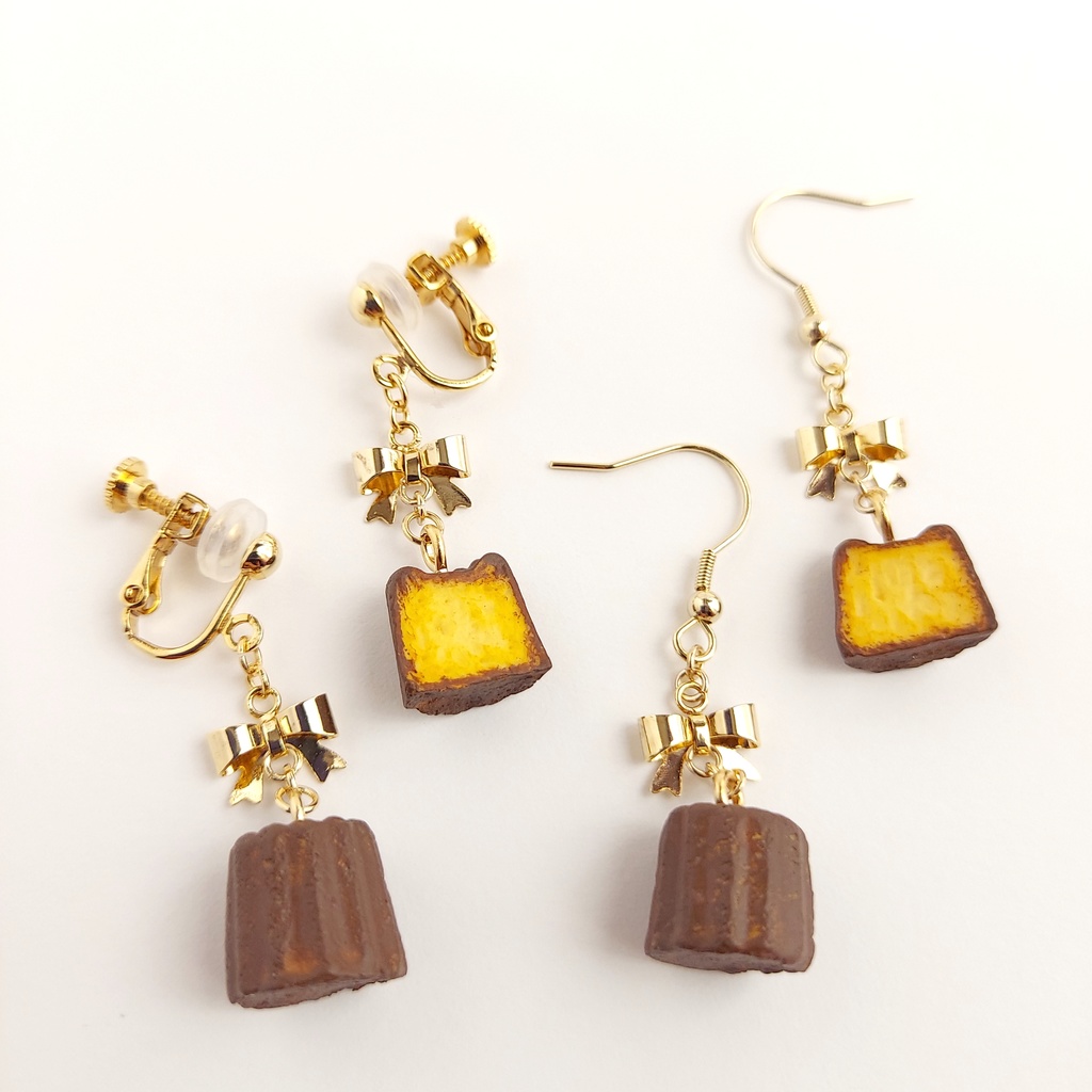 カヌレ ピアス/イヤリング