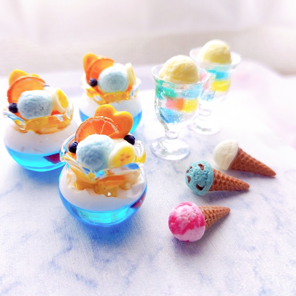 ミニチュア アイスクリーム