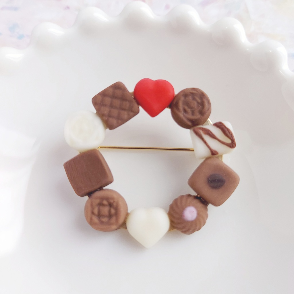 チョコレート ブローチ
