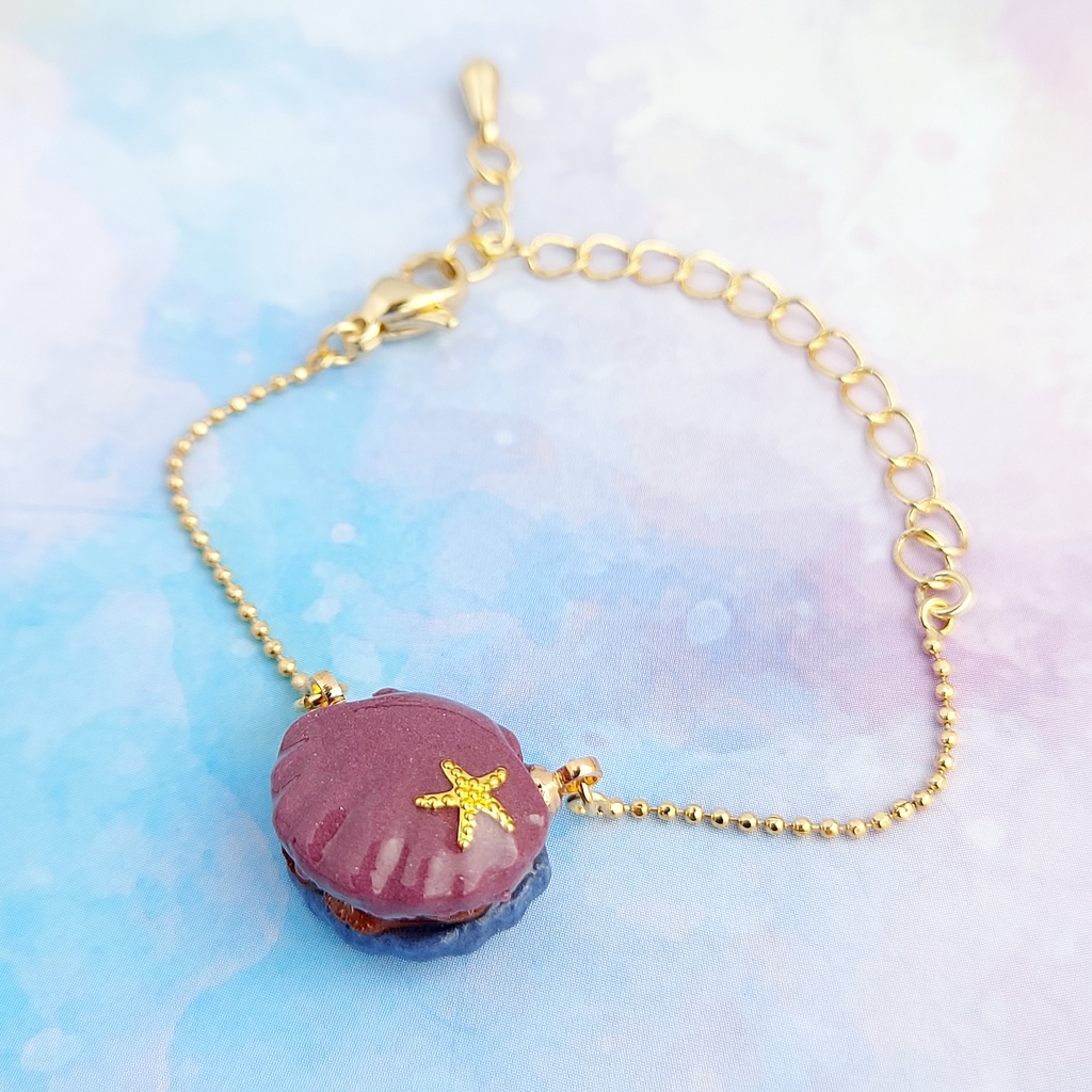 貝殻マカロン ポシェット【ゆめかわ・ダーク】