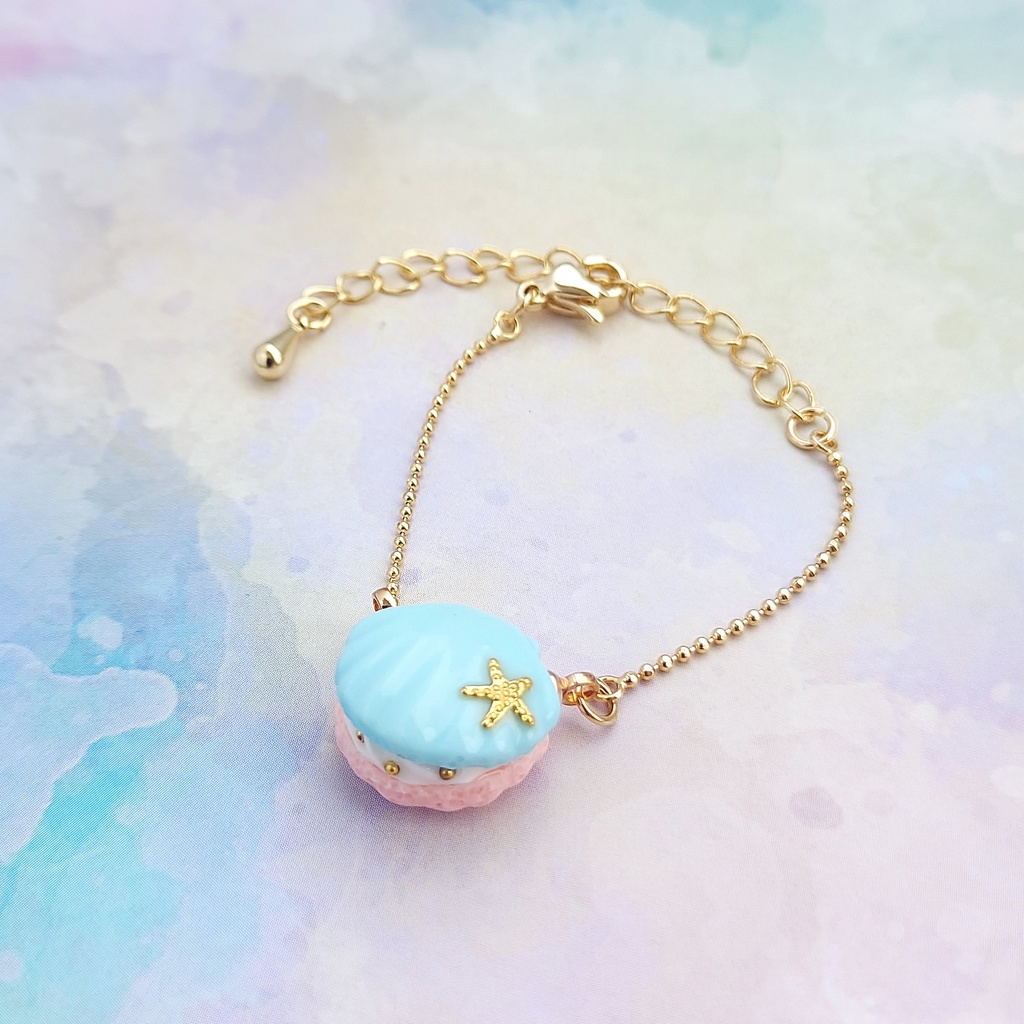 貝殻マカロン ポシェット【ゆめかわ・ダーク】