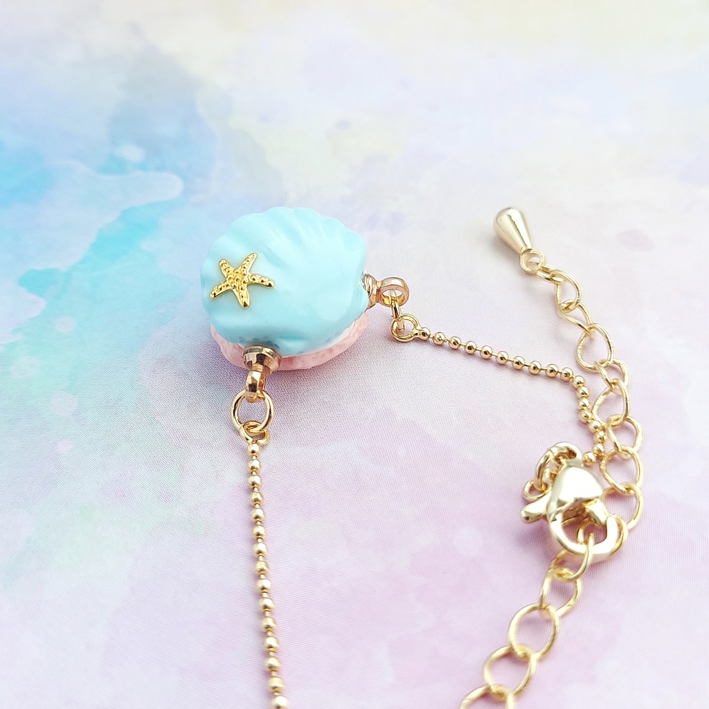 貝殻マカロン ポシェット【ゆめかわ・ダーク】