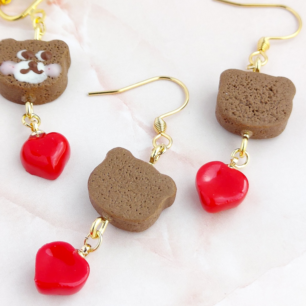 くまクッキー ピアス/イヤリング