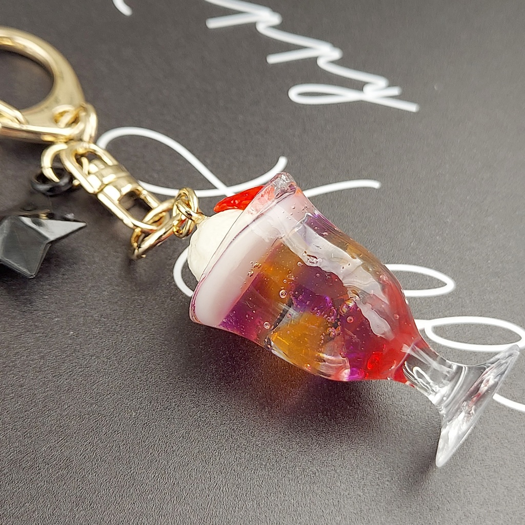 ハロウィンゼリーソーダ キーホルダー