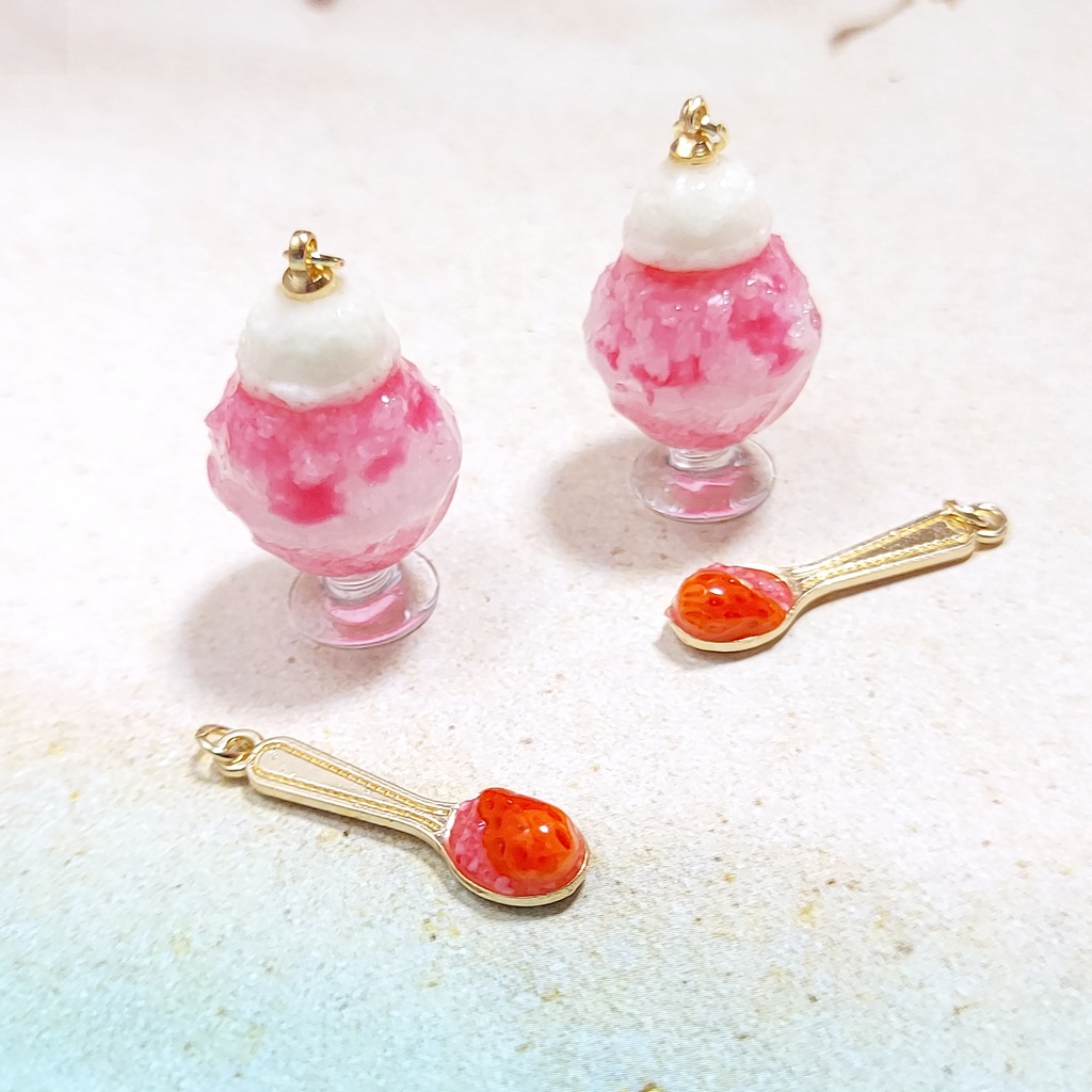 かき氷 ピアス/イヤリング