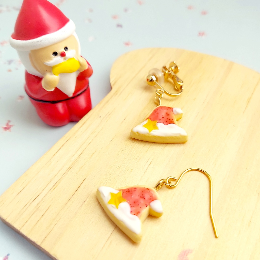 クリスマスクッキー 片耳ピアス/イヤリング