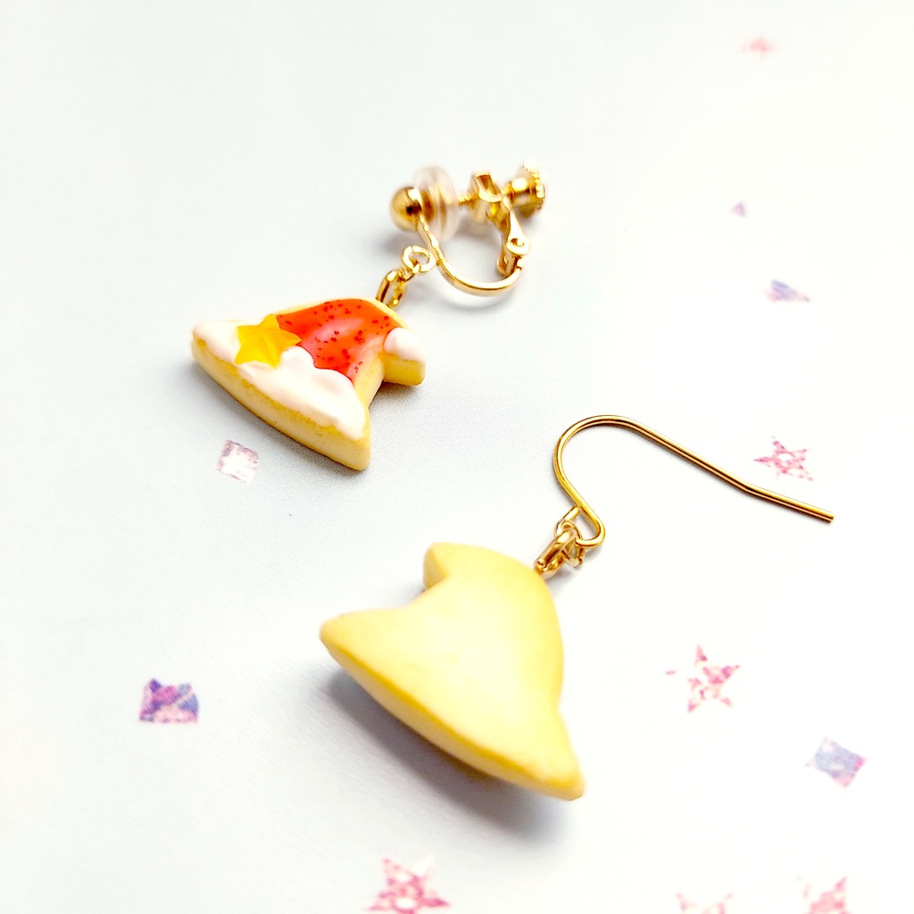 クリスマスクッキー 片耳ピアス/イヤリング