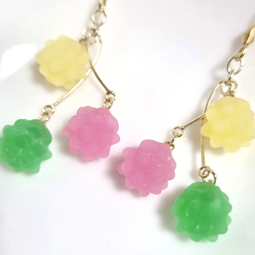 こんぺいとう<春> ピアス/イヤリング