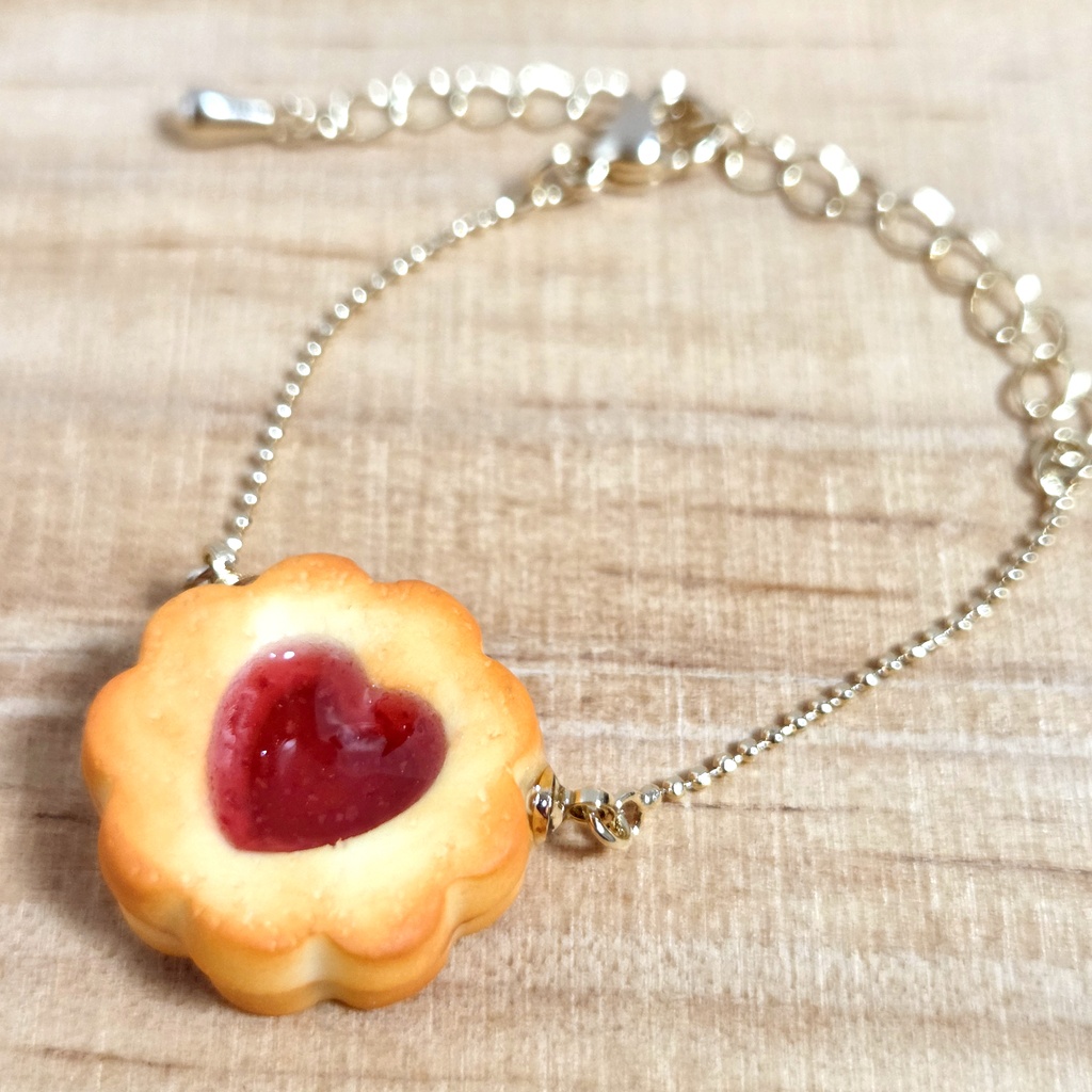 ハートのジャムクッキー ポシェット