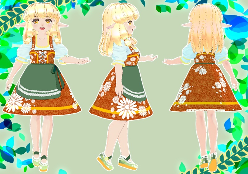 【VRoid正式版】獣人ちゃん【オリジナル3Dモデル】