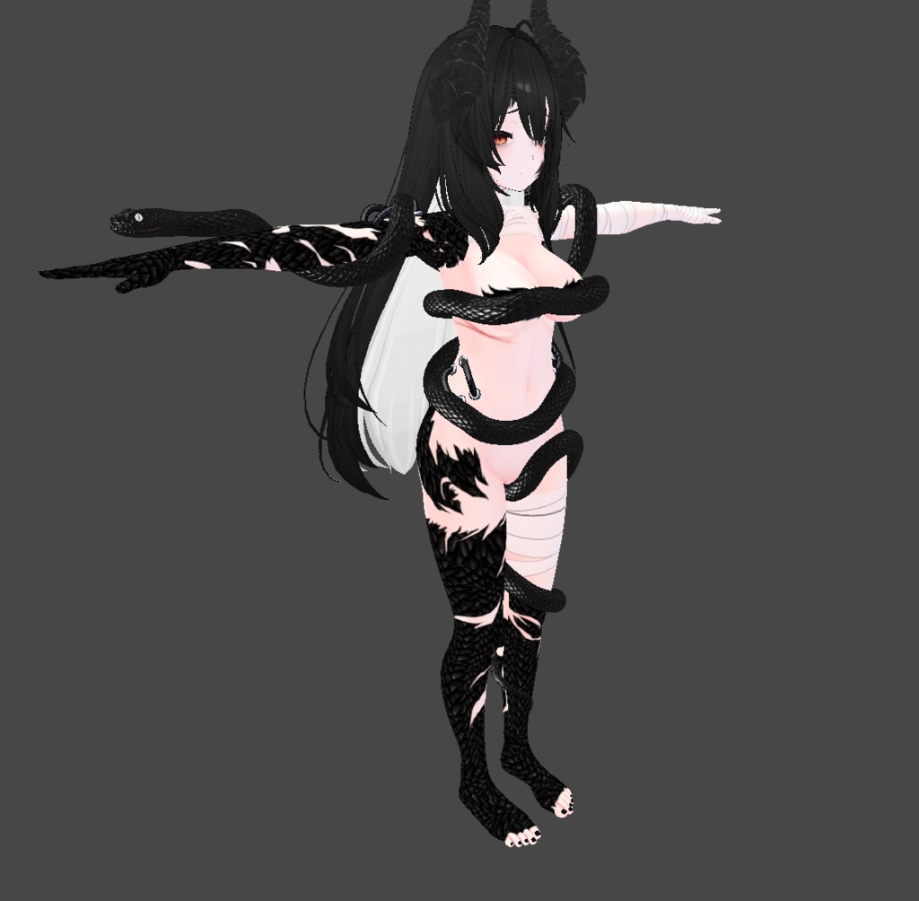 Kikyo snake body texture