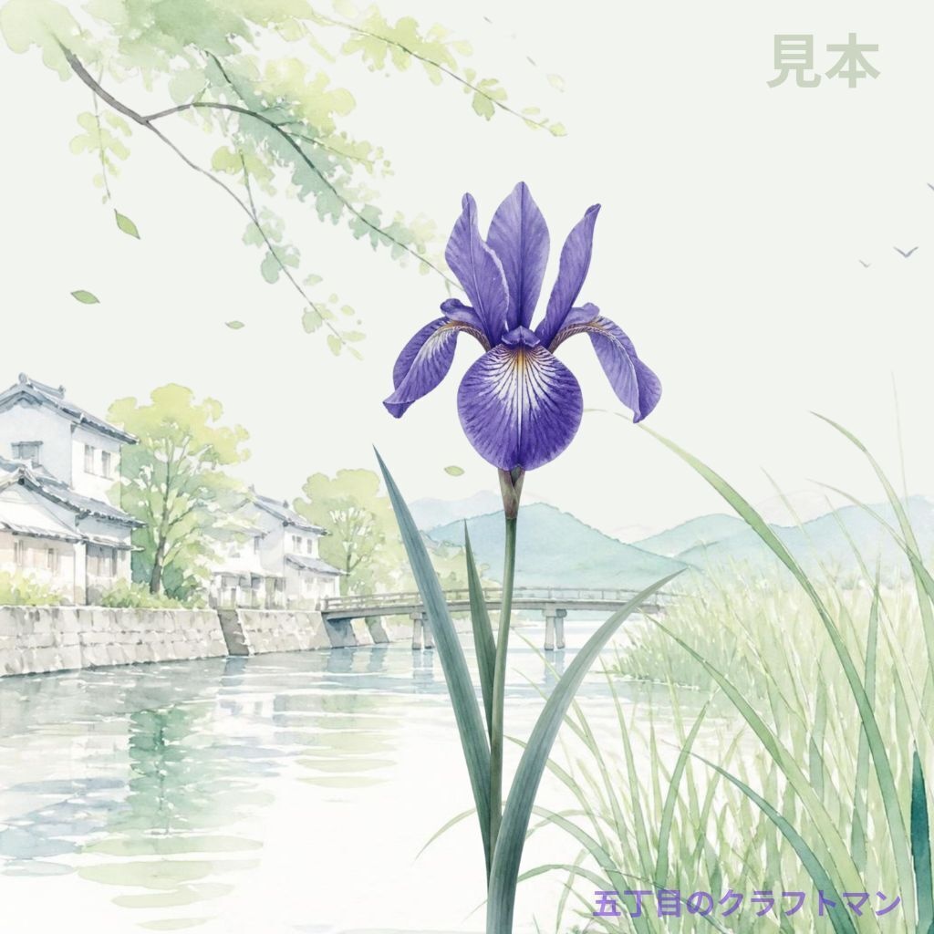 夏の花 水彩デジタルペーパー_Vol.1 10枚セット(JPGファイル)