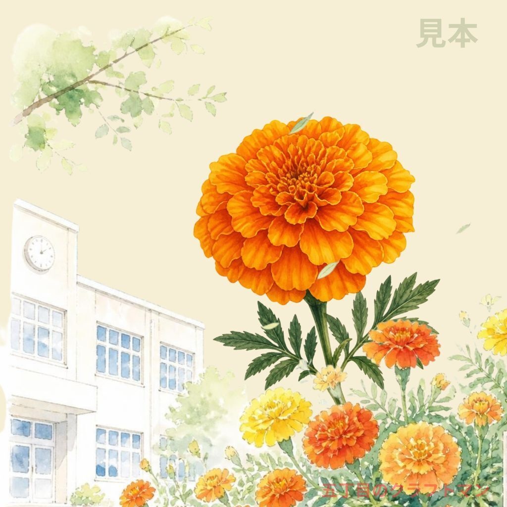 夏の花 水彩デジタルペーパー_Vol.1 10枚セット(JPGファイル)