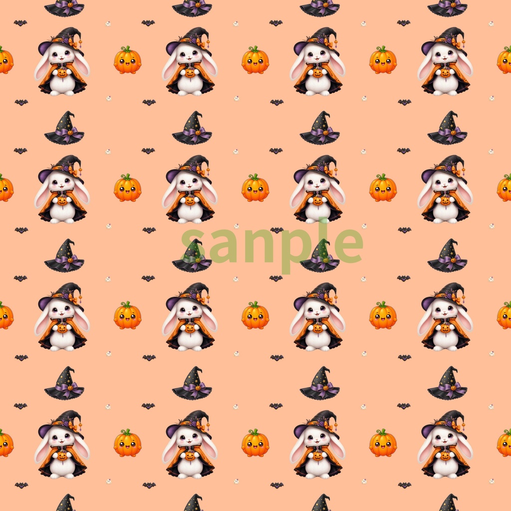 ハロウィン シームレスデジタルペーパー 10種類セット