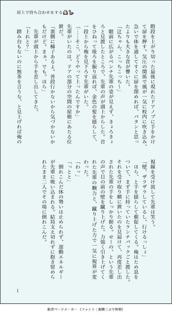 オーロラと天秤【二鳩】