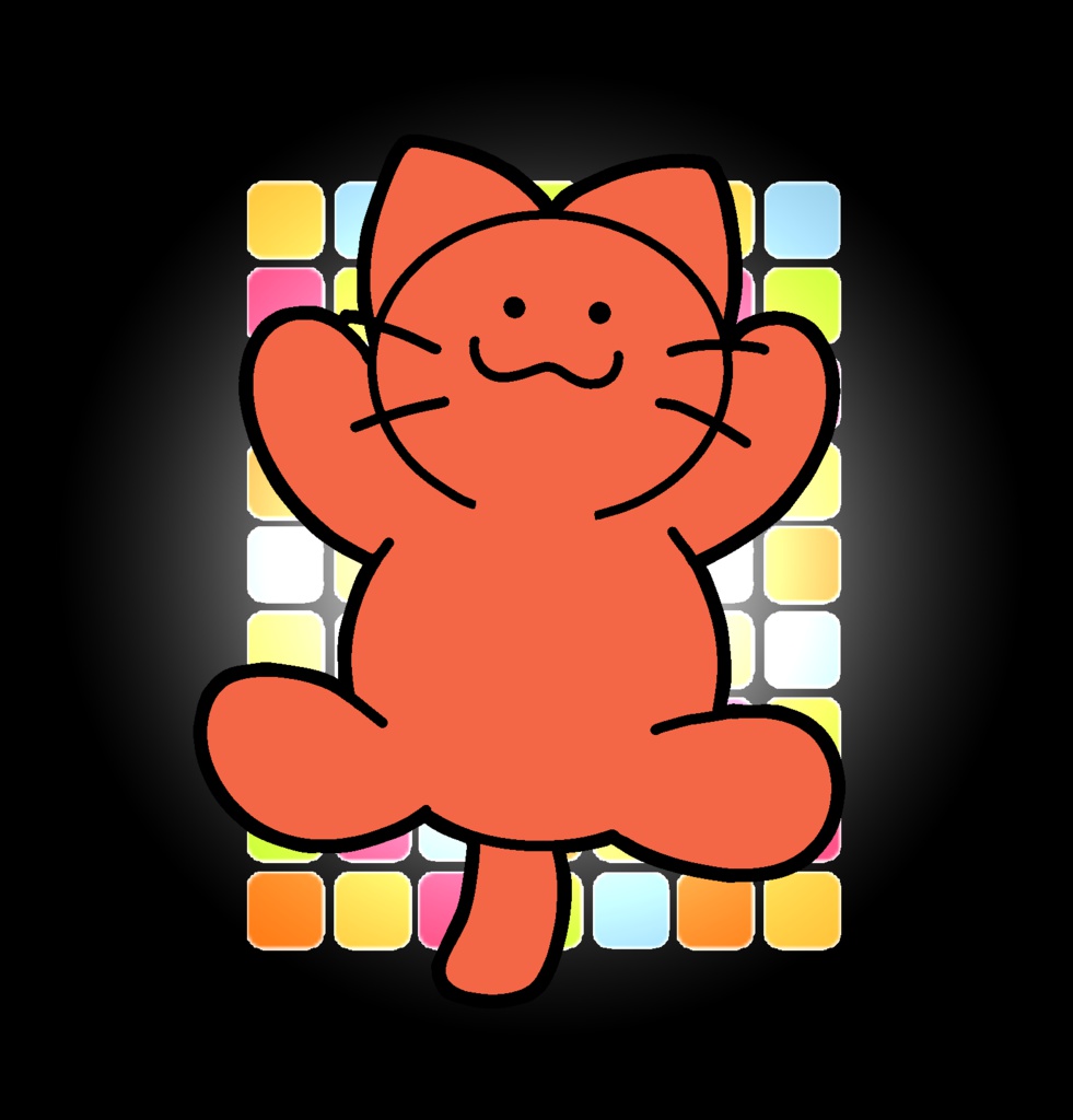 最強赤ネコ!スマホリング