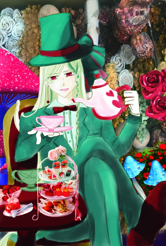 私のアリスシリーズ　帽子屋【童話展2025】