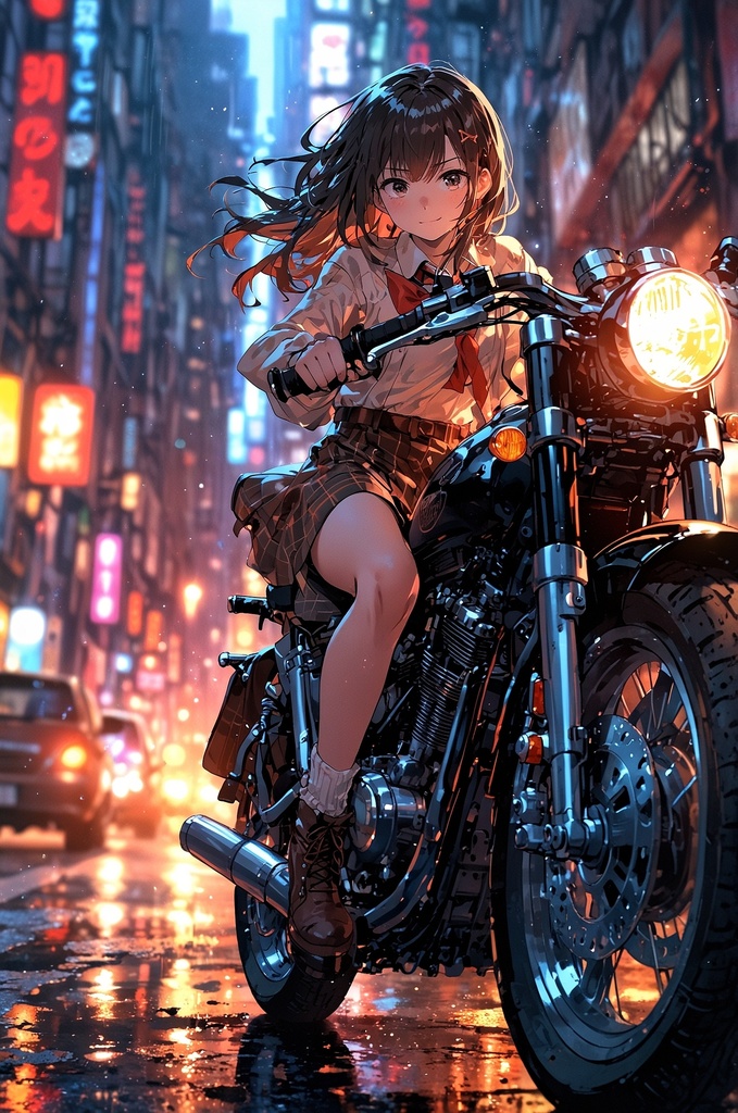 バイク女子CG集