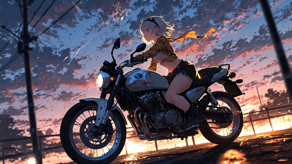 バイク女子CG集