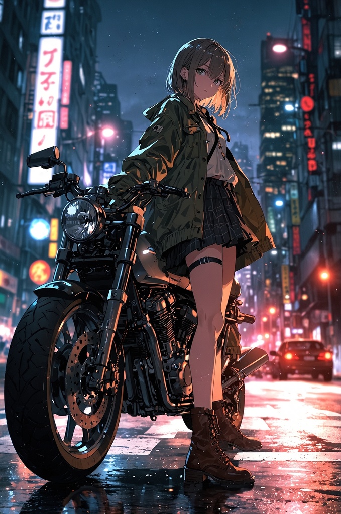 バイク女子CG集