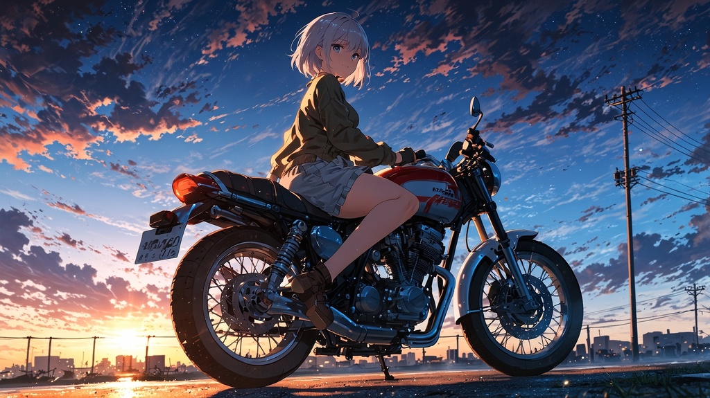 バイク女子CG集