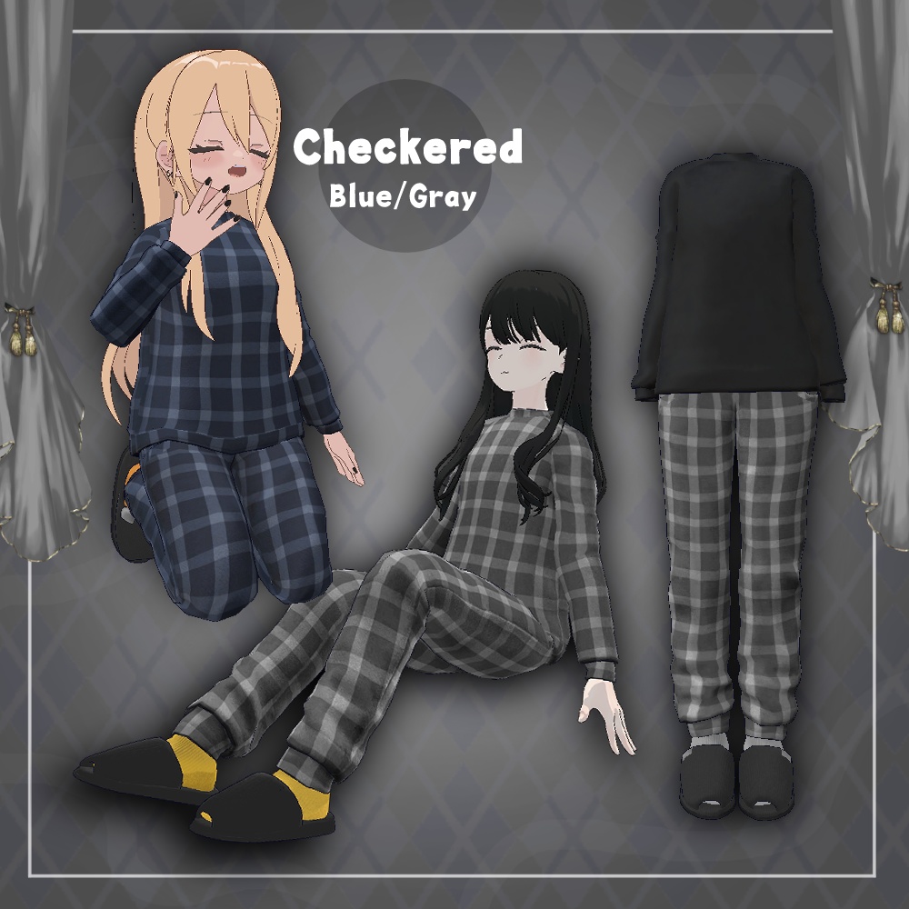 【20Colors】おこもり部屋着 -Homebody Sweatsuit-【Grus・凪夜瑠璃対応】