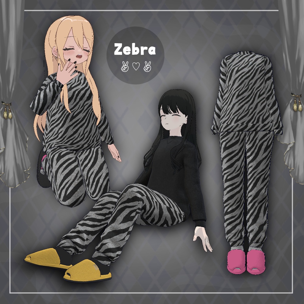 【20Colors】おこもり部屋着 -Homebody Sweatsuit-【Grus・凪夜瑠璃対応】