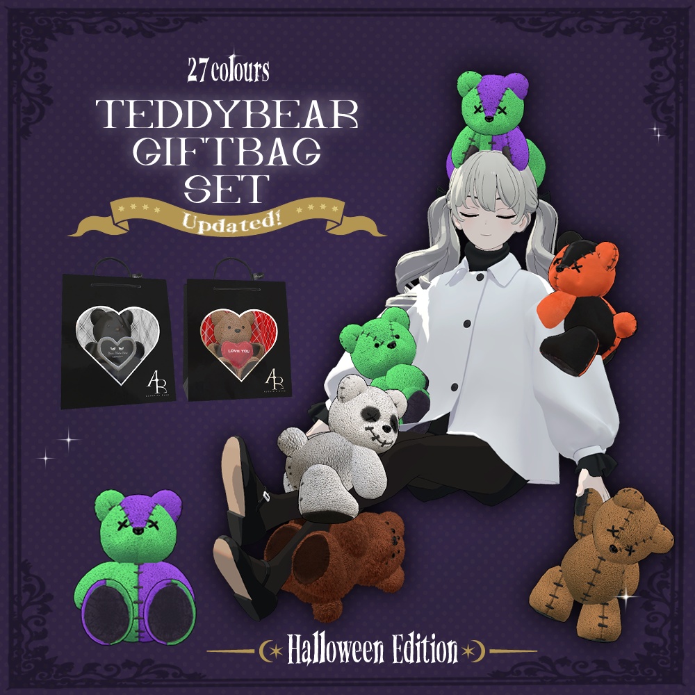 【抱きつきテディ】 ♥TeddyBear GiftBag Set♥