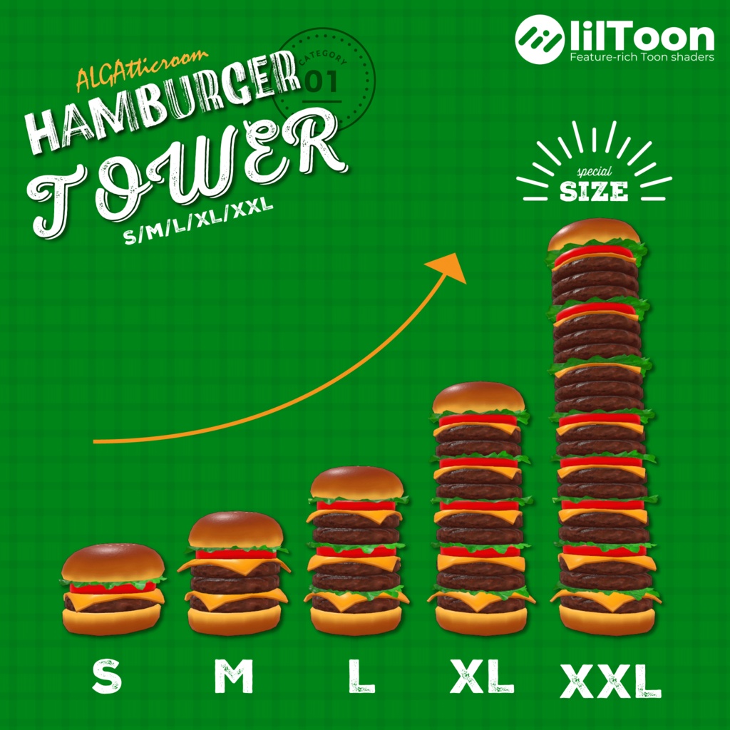 🍔ゆれる!のびる!ハンバーガータワー!🍔