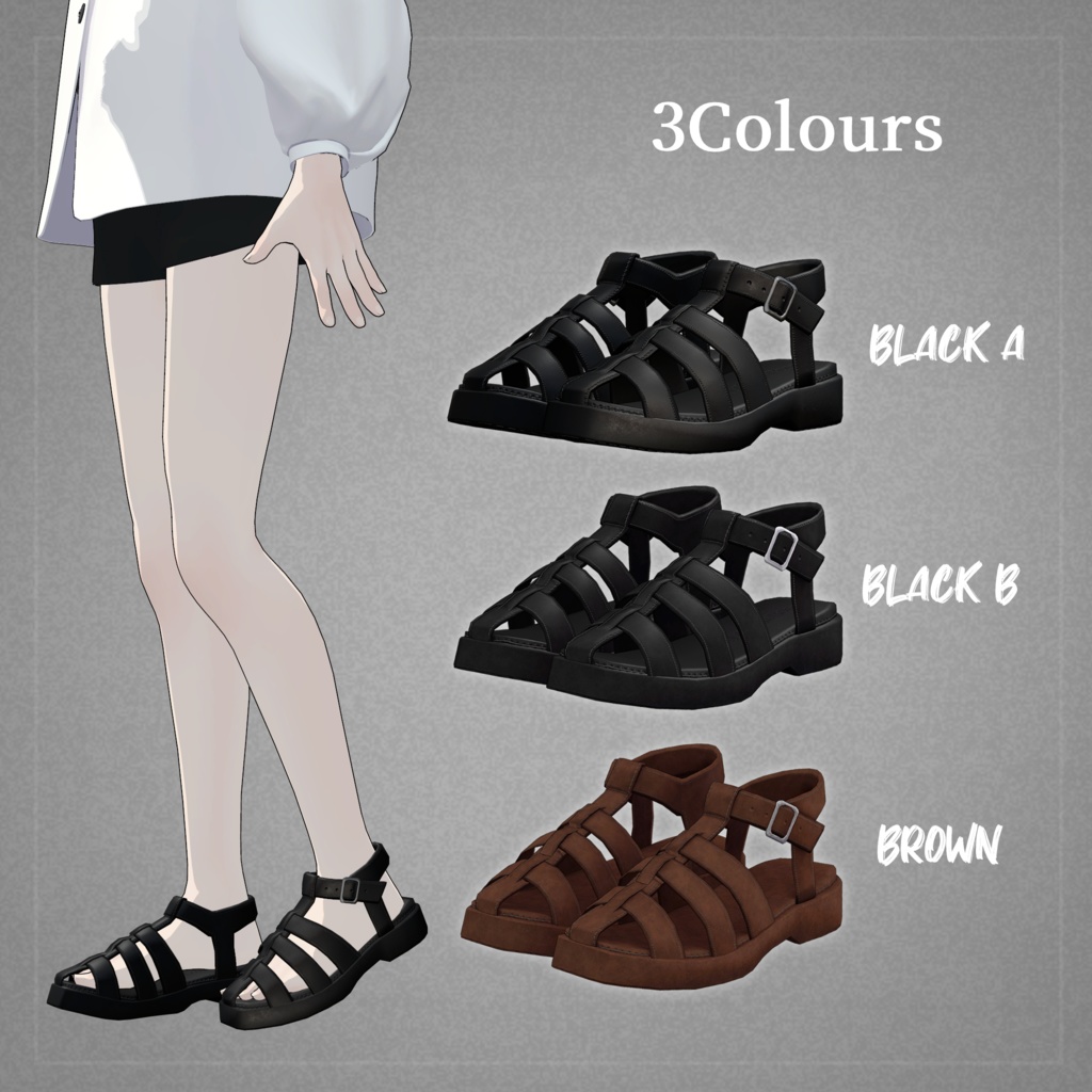 【MA想定】Gurkha Sandals for Grus