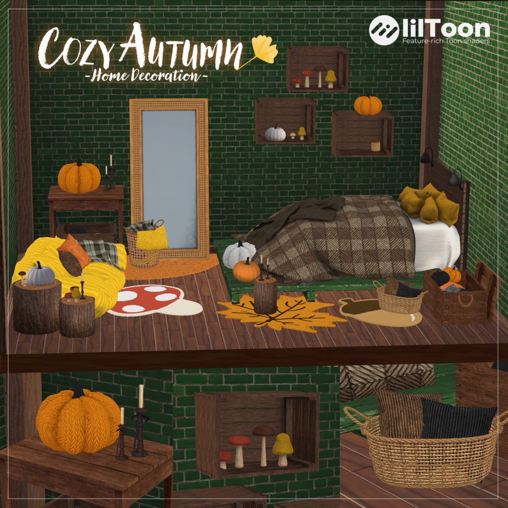 【秋家具42点セット】🍂Cozy Autumn🍂
