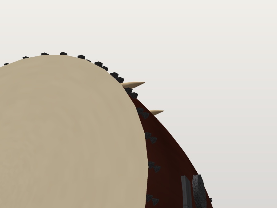 【無料】太鼓と撥|長胴太鼓・締太鼓・太鼓台【VRChat想定 / unitypackage同梱】