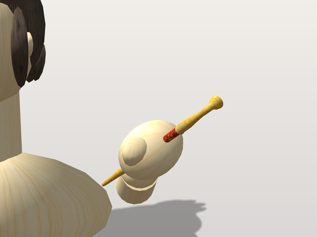 【VRChat想定】煙管 三種|黒漆に金蒔絵・朱漆に金蒔絵・煤竹|手に持つ・口にくわえる和風の小道具【Modular Avatar 設定済みPrefab / unitypackage・FBX】
