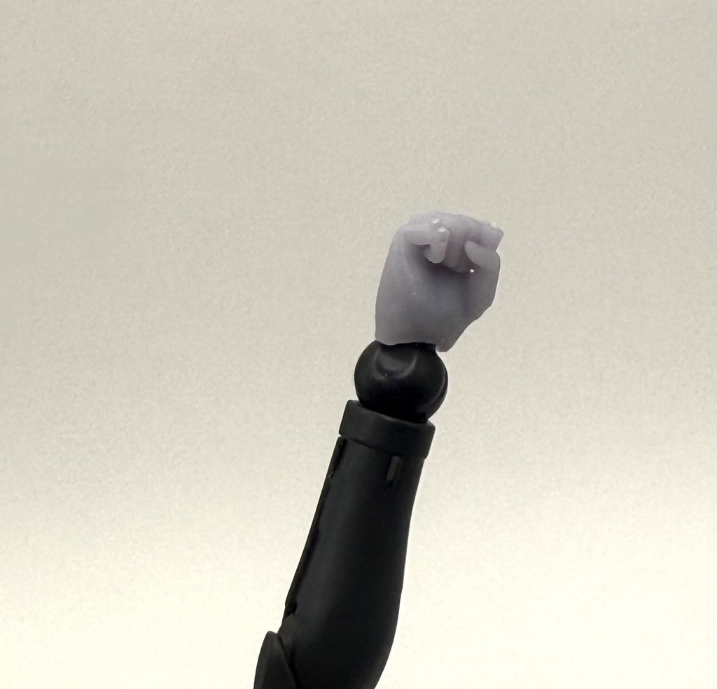 【30MS対応】ハンドパーツセット Vol.1【美プラ 1/12スケール】