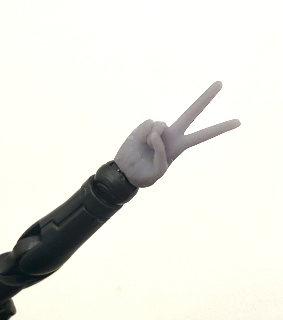 【30MS対応】ハンドパーツセット Vol.1【美プラ 1/12スケール】