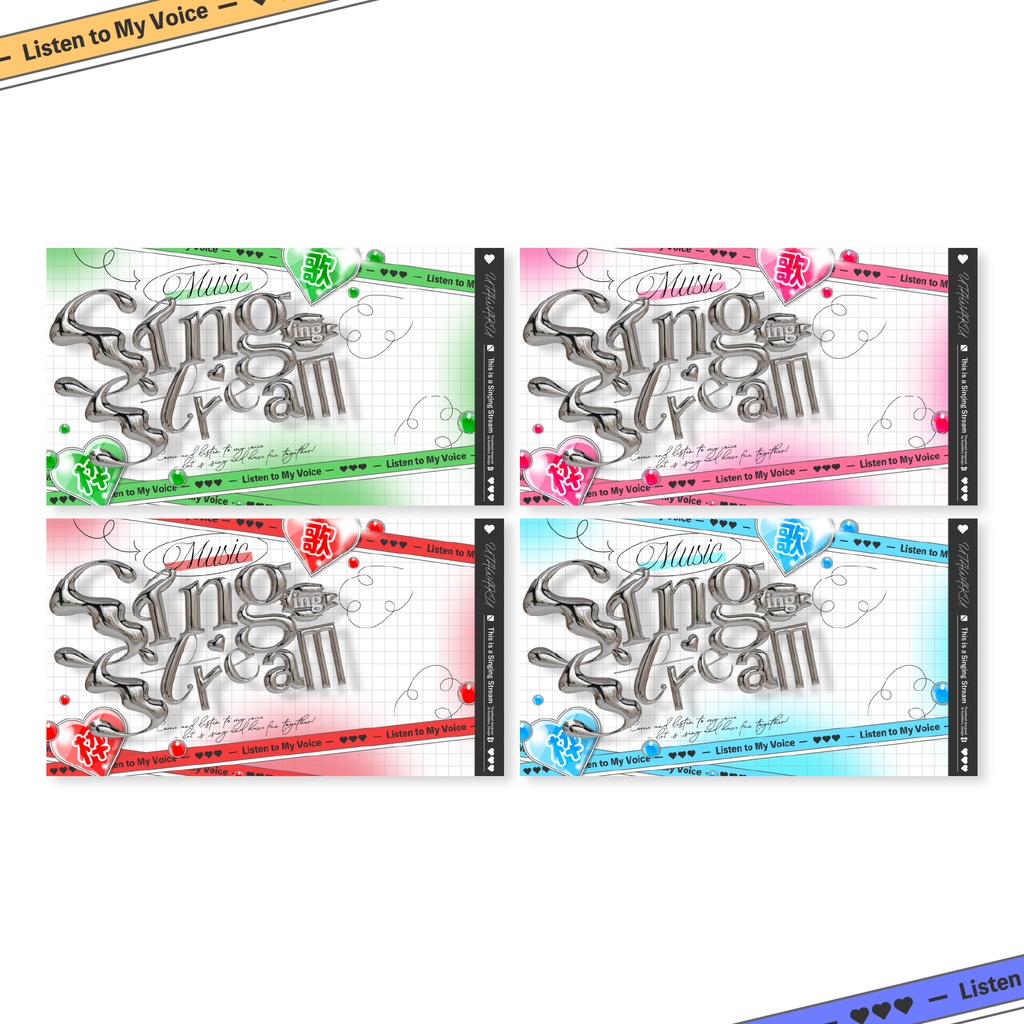 【サムネイル素材】かわメタ歌枠サムネイル【全10種】