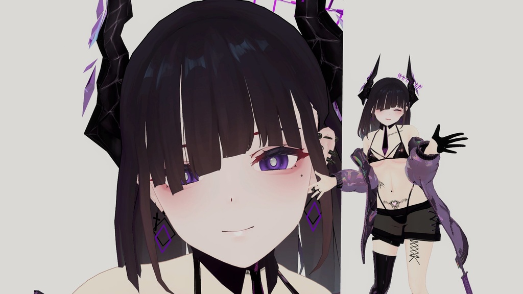 くろなつちゃん向け つややかビターアイつややかビターアイ&Matcap